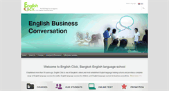 Desktop Screenshot of english-click.com